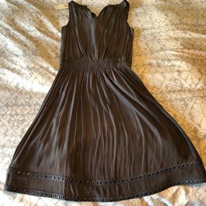 Ramy Brook Brynn Stud Shirred Waist Dress